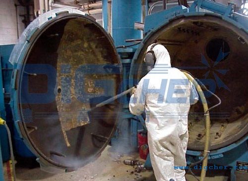 塑料廠循環氣壓縮機清理